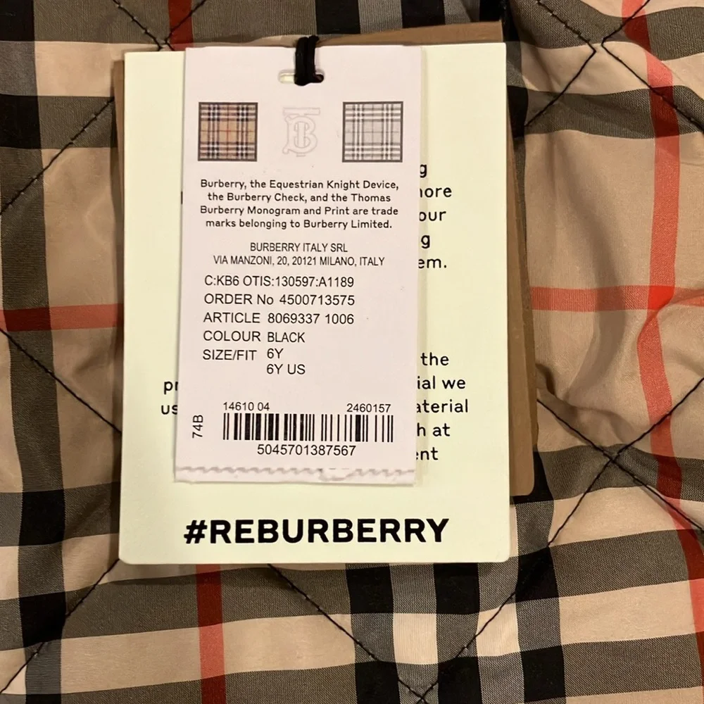 Burberry introducing boys